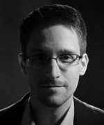 Potrait von Edward Snowden mit Brille